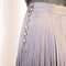 Oates Satin Plisse Skirt in Charcoal
