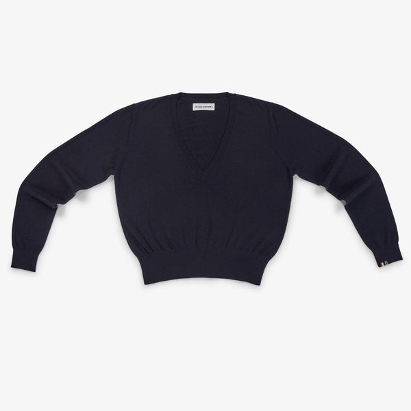 Collin Cashmere Sweater in Navy