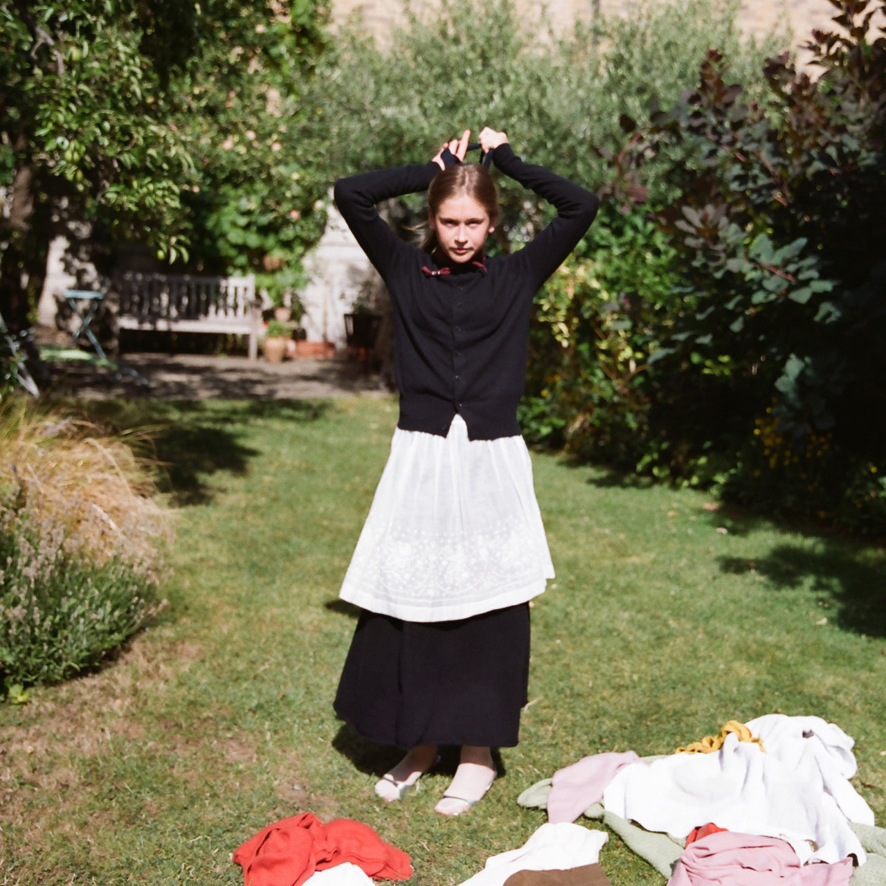 Little 2 Cashmere Cardigan in Navy