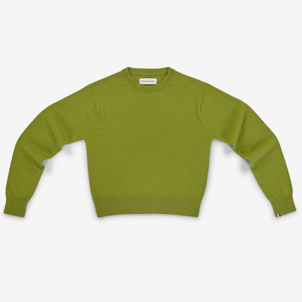 March Cashmere Sweater in Grass