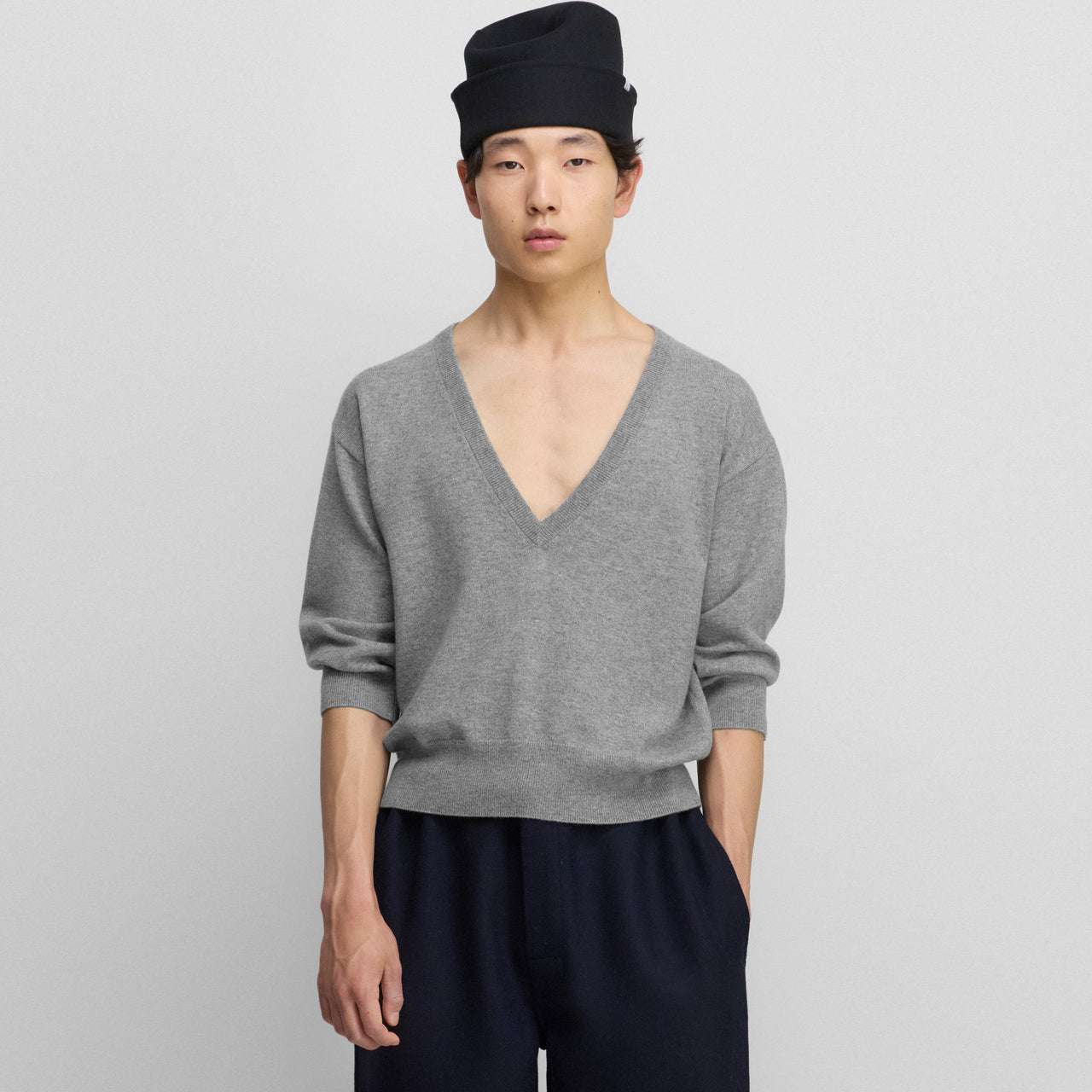 Pearl Cashmere Sweater in Goat