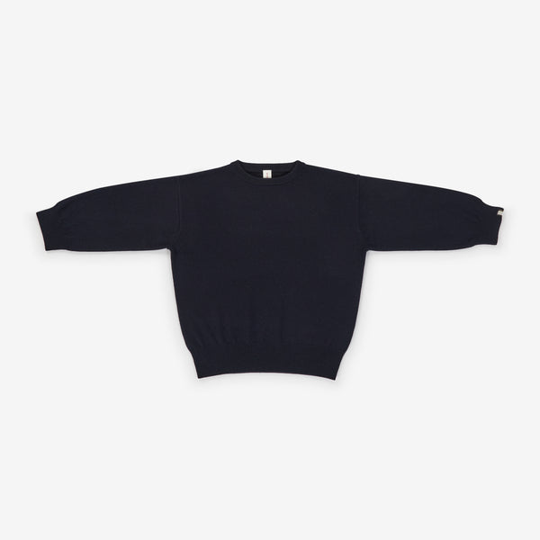 Jewel Cashmere Sweater in Navy