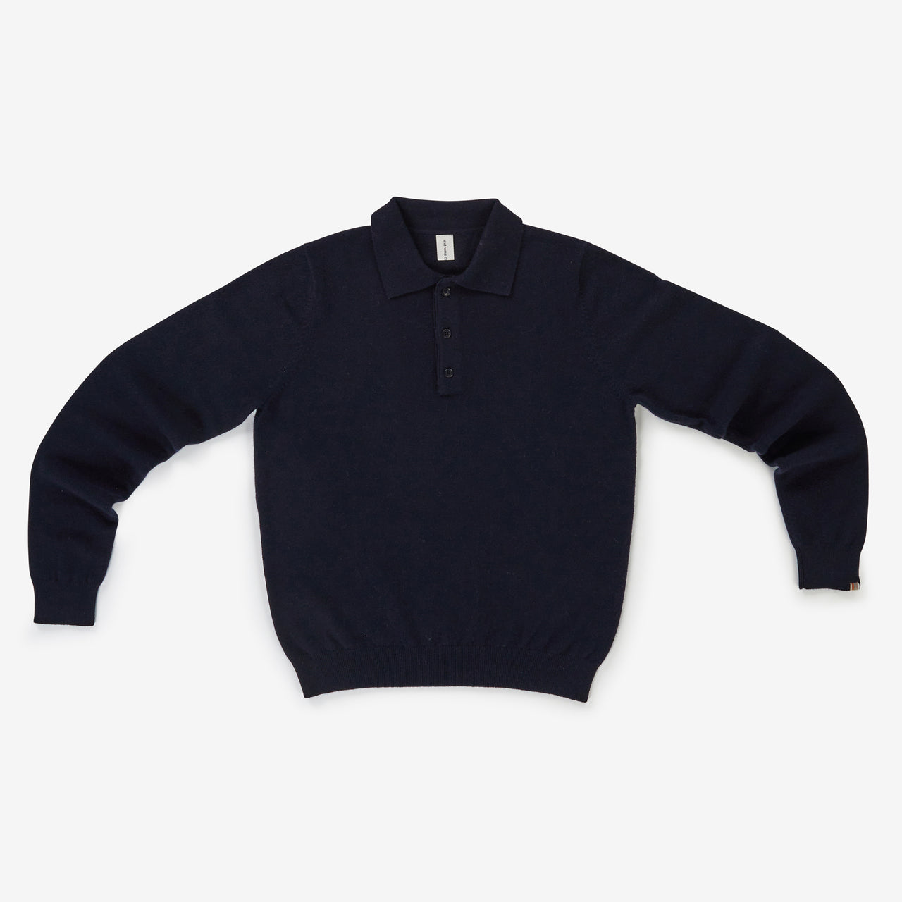 Be For Cashmere Polo in Navy