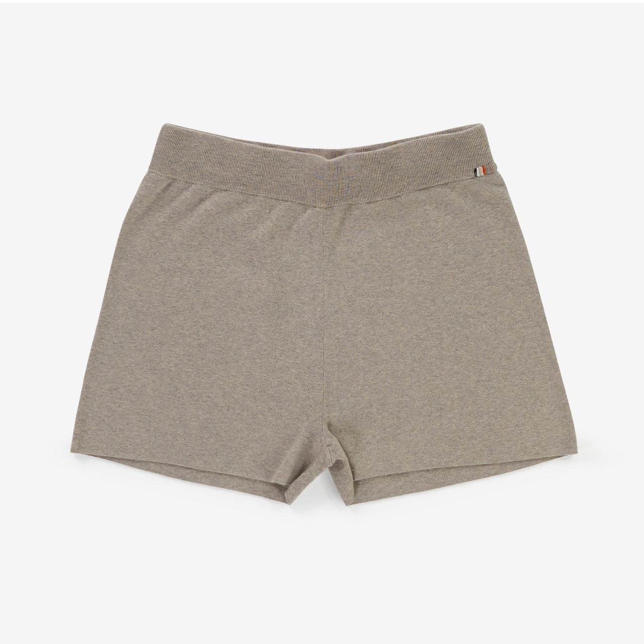 Boy Cotton-Cashmere Shorts in Moss