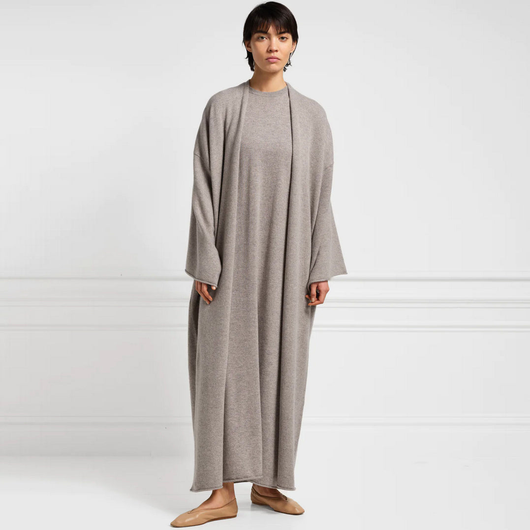 Extreme Cashmere Healing Cashmere Dress in Moss Misia Extreme Cashmere Healing Cashmere Dress in Moss Misia