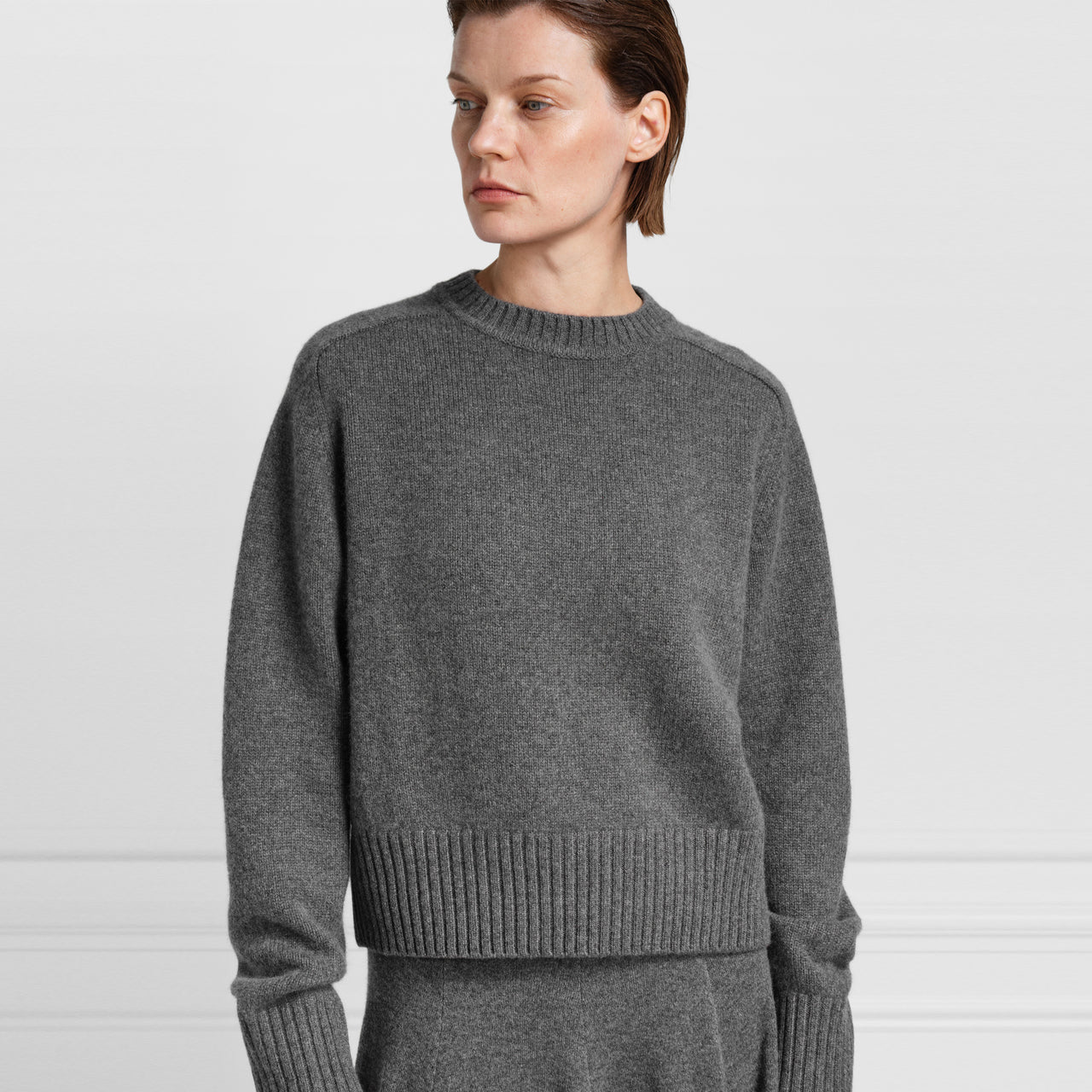 Please Cashmere Sweater in Felt