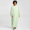 Spook Cotton-Cashmere Dress in Lime