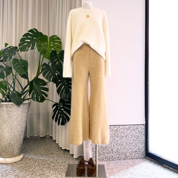 Ellery Trousers in Latte Brushed