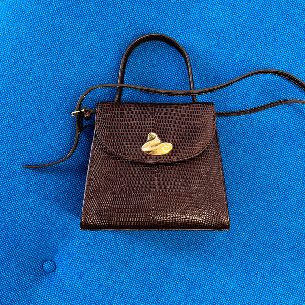 Little Lady Swirl Bag Dark Brown