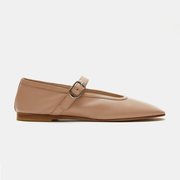 Ballet Mary Jane Flats in Fawn