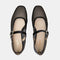 Mary Jane Flats in Mesh Black