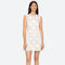 Melia Embroidery Tank Dress in White