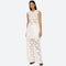 Melia Embroidery Tank Dress in White