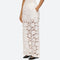 Melia Embroidery Pants in White