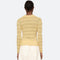 Syble Pointelle Collared Sweater in Yellow