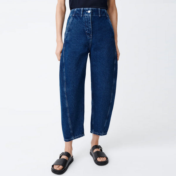 Akerman Twist Seam Denim Pant in Washed Indigo