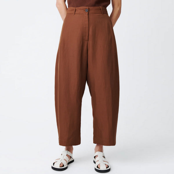 Chalco Wide Pants in Carob Brown