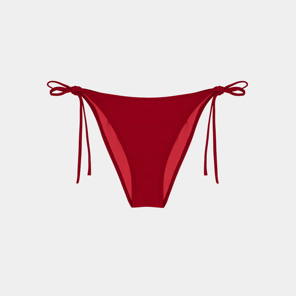 Bikini Triangle Bottom in Red
