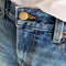 Elissa High Wide Jeans in Vista Blue