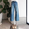 Elissa High Wide Jeans in Vista Blue
