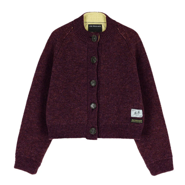 Sherman Cardigan in Burgundy