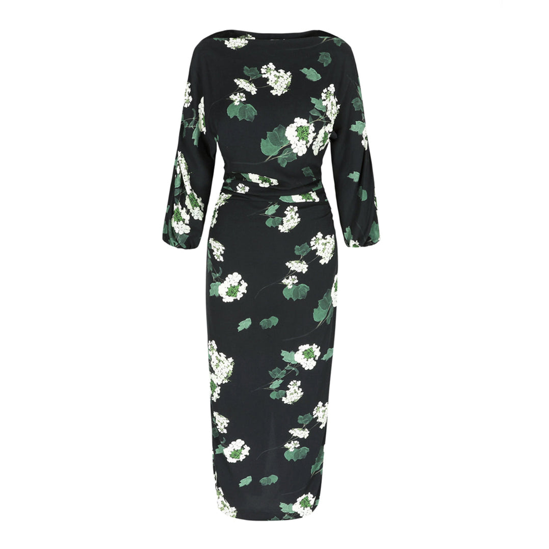 Ezra Dress in Hydrangea Print