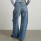 Relaxed Cuffed Lasso Jeans in Jane Wash