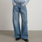 Relaxed Cuffed Lasso Jeans in Jane Wash