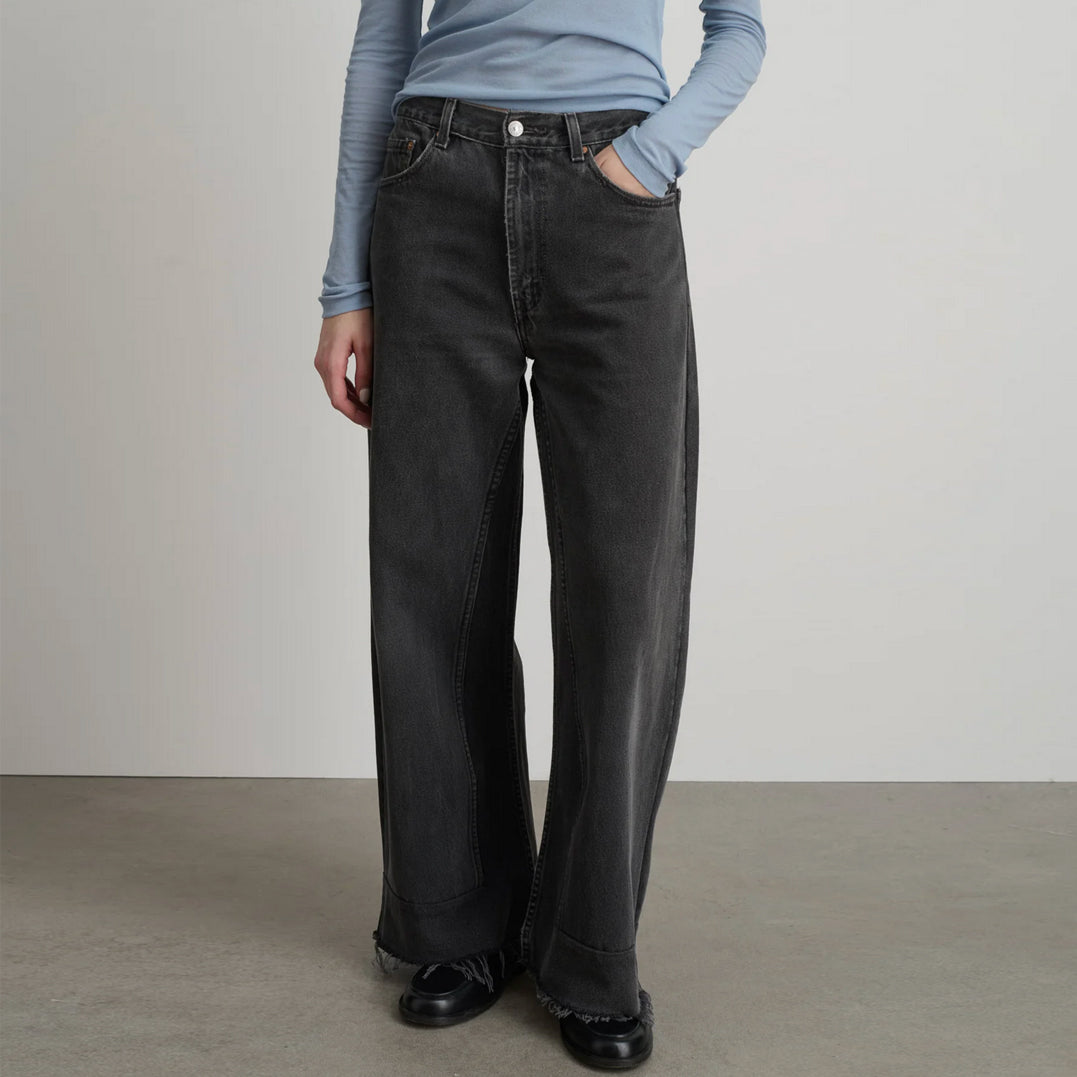 Reworked Culotte in Vintage Black