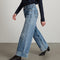 One-of-a-Kind Reworked Culotte in Vintage Indigo