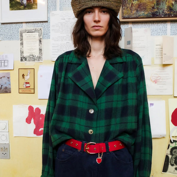 Bonsai Shirt in Green Check