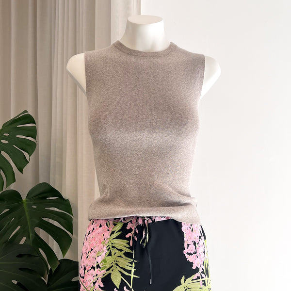 Ida Cotton-Cashmere Top in Moss
