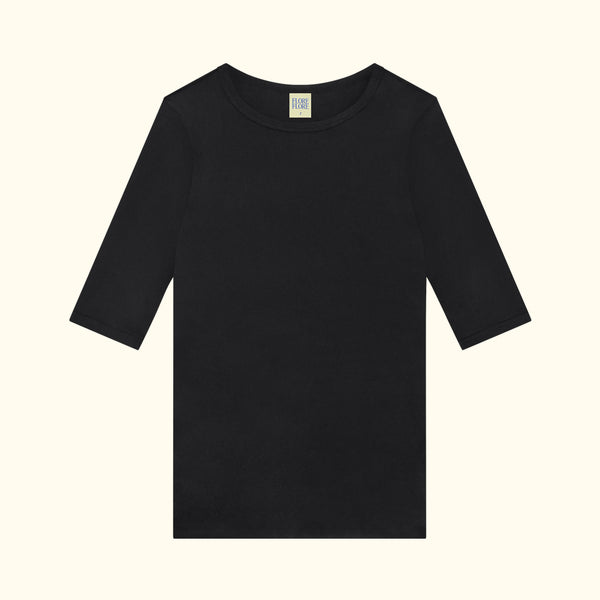 ANNA TEE IN BLACK