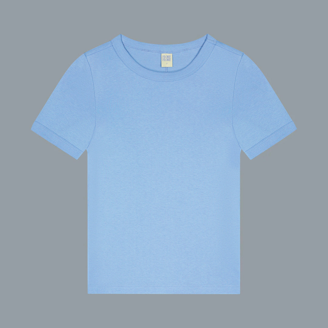 CAR TEE IN BABY BLUE