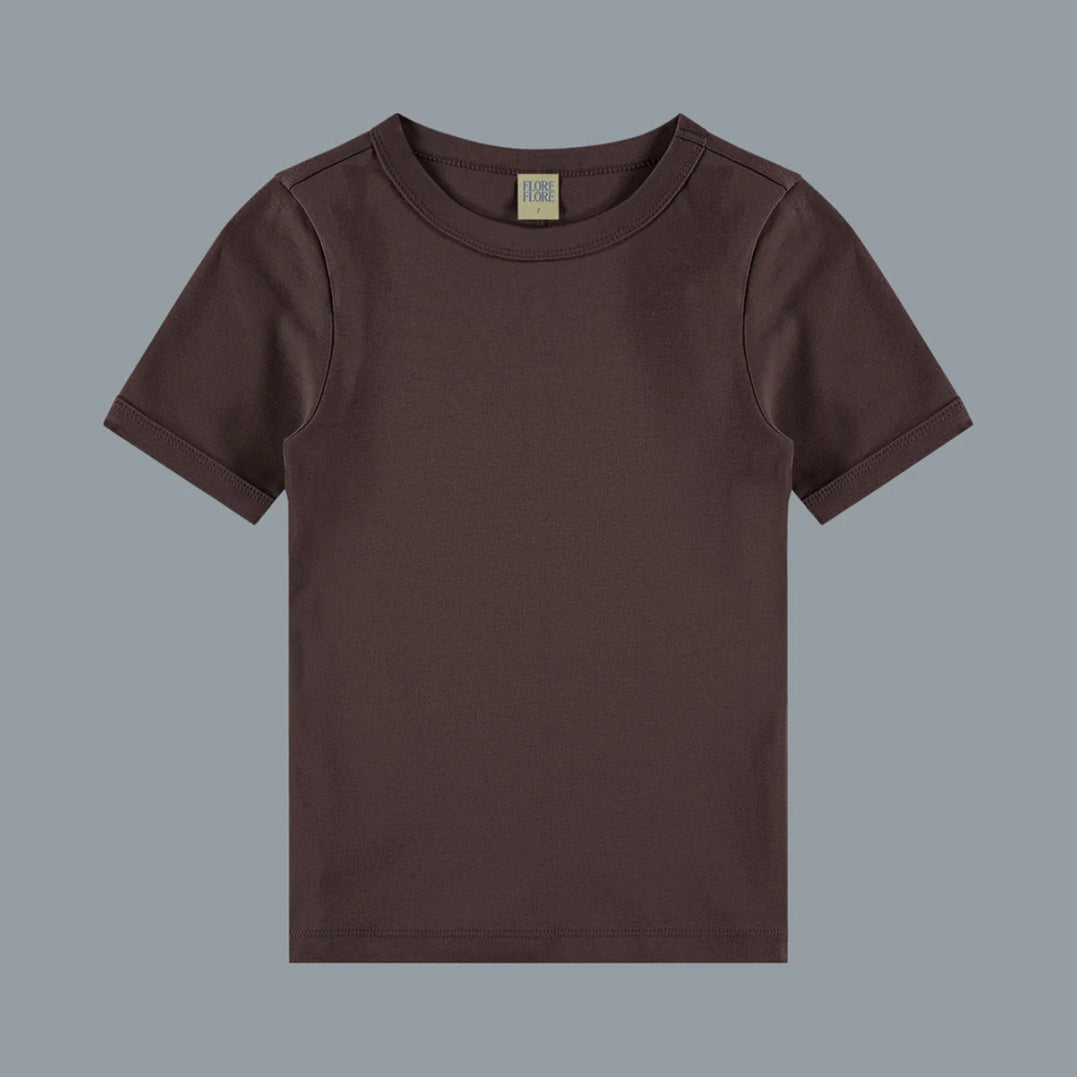 CAR TEE IN CHOCO PLUM