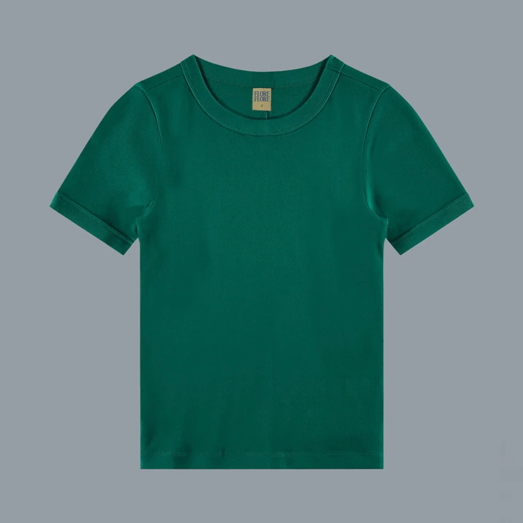 CAR TEE IN EVERGREEN