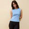 ESMÉ TANK TEE IN BABY BLUE