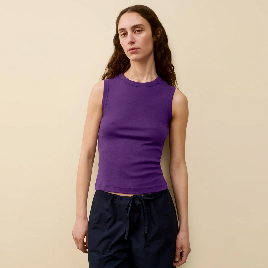 ESMÉ TANK TEE IN PURPLE