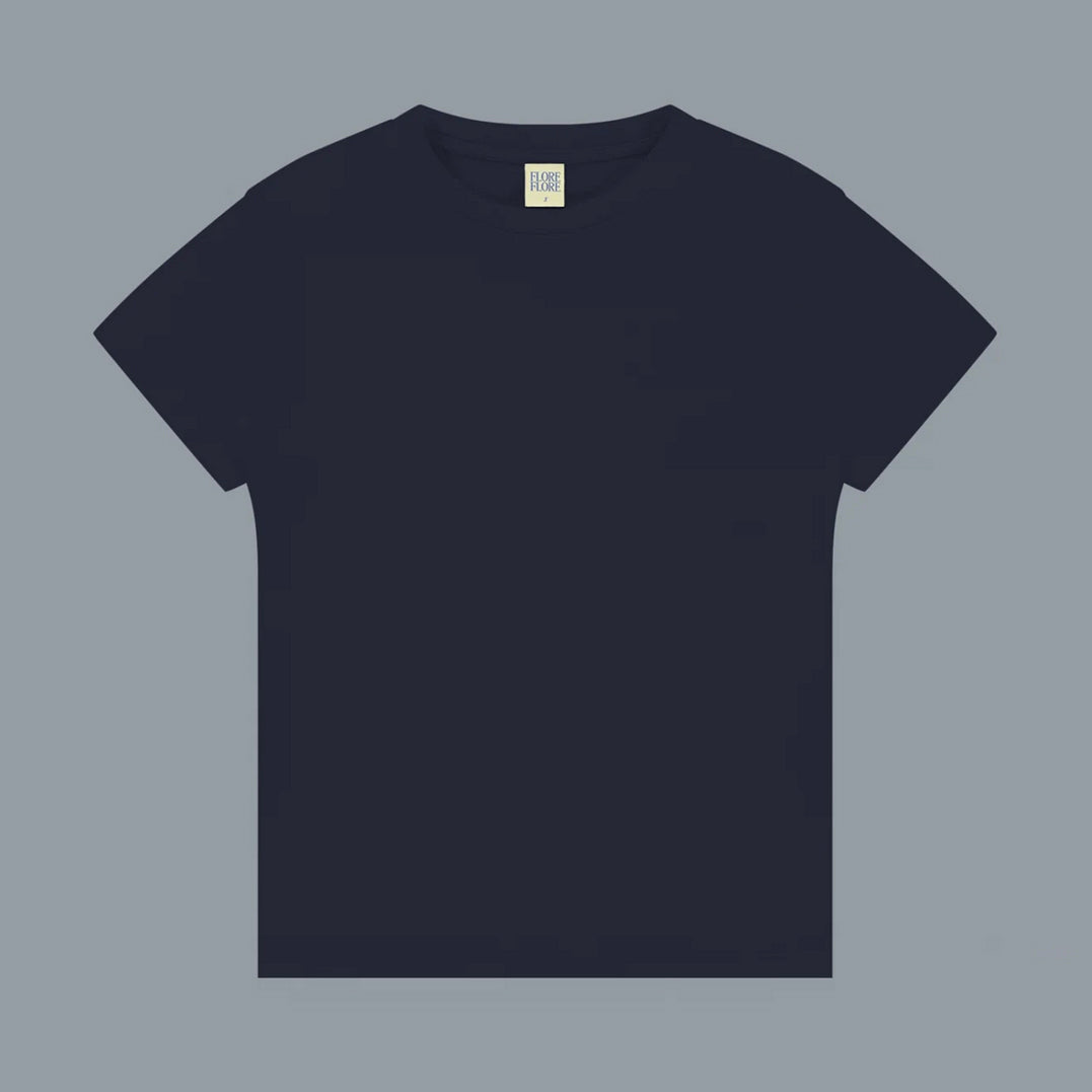 MONICA TEE IN NAVY