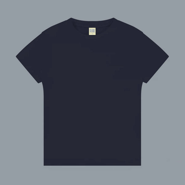 MONICA TEE IN NAVY