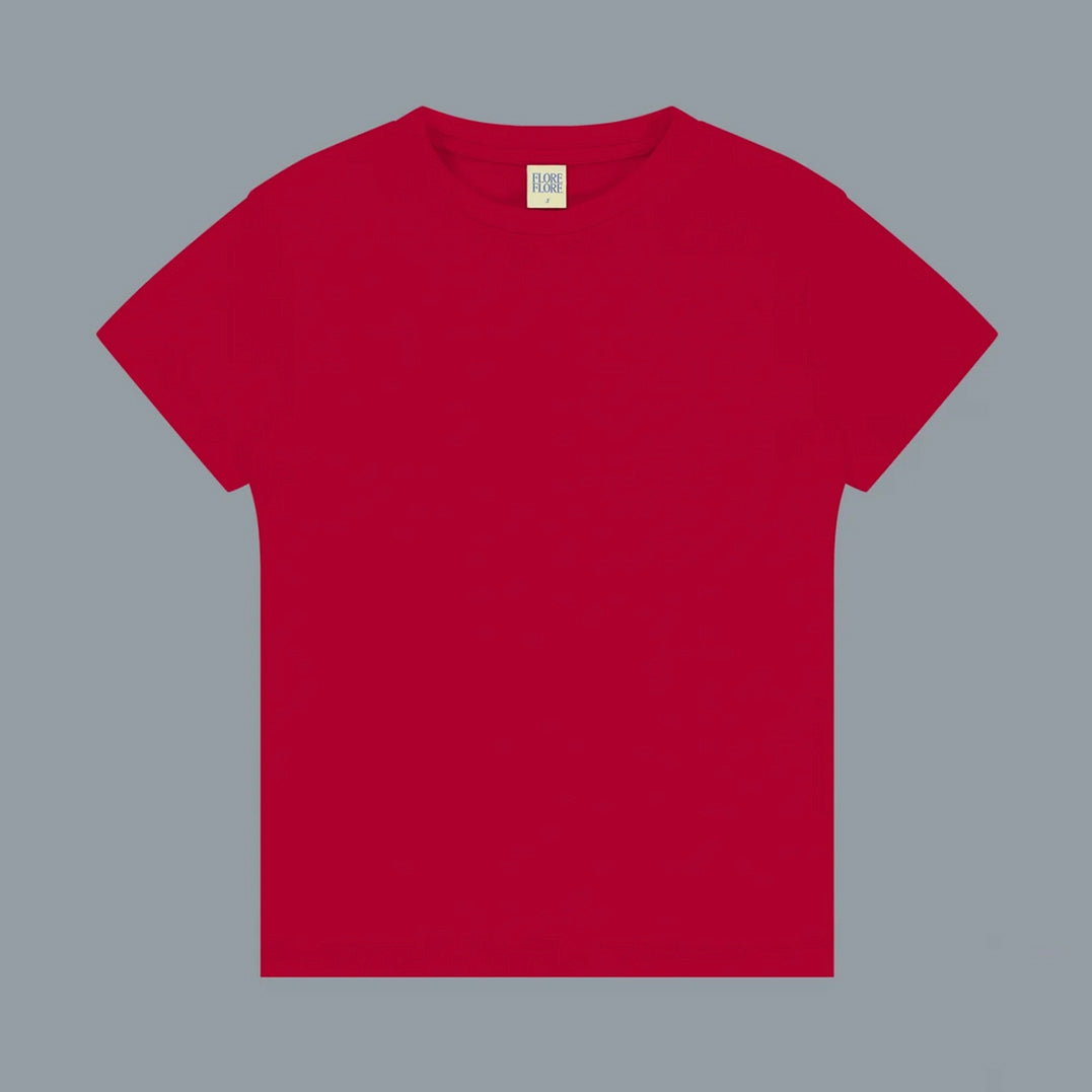 MONICA TEE IN RED