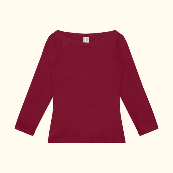 STEFFI TEE IN CHERRY