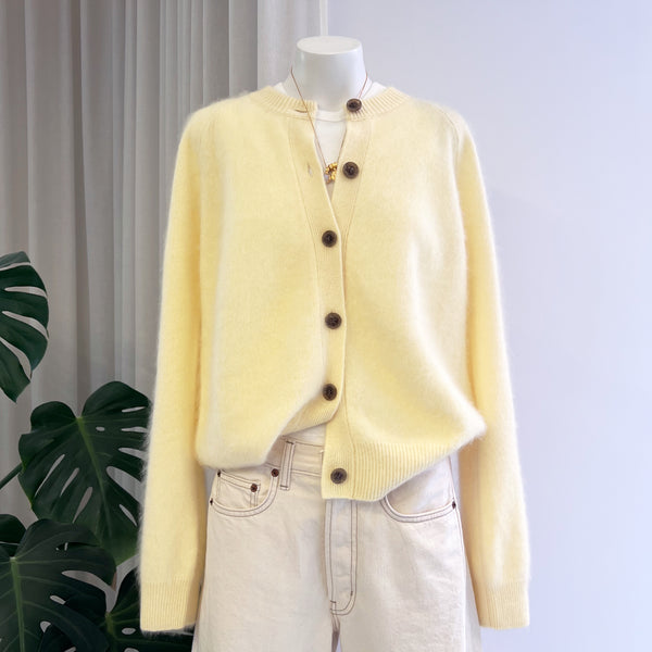Melba Cardigan Jacket in Poppy Brushed