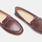 Driver Moccasin in Leather Burgundy