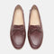 Driver Moccasin in Leather Burgundy