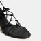 Grace Sandal Heel in Black