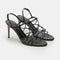 Grace Sandal Heel in Black