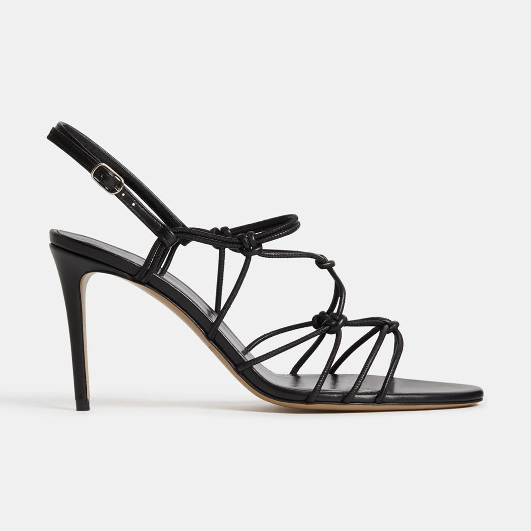 Grace Sandal Heel in Black