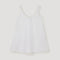 A-line Poplin Mini Dress in Optic White