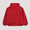 Volume Anorak Jacket in Silk Blend Red
